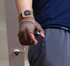 Harbinger哈彬者健身手套男女護(hù)腕一體半指運動騎行單杠引體向上防滑護(hù)手掌 真皮加墊/穿孔手掌/沙漠色/通用 L（掌圍21-21.9cm） 曬單實拍圖