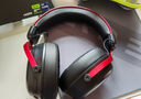 iKF V11 Pro7.1四模無線游戲耳機頭戴式7.1環(huán)繞音效藍(lán)牙有線電競專用三角洲FPS無畏契約辨位 黑紅色 曬單實拍圖
