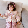 G.DUCKKIDS女童套裝春秋2025新款洋氣時(shí)髦寶寶春季韓版休閑網(wǎng)紅兒童襯衫春裝 粉色 120 cm 曬單實(shí)拍圖