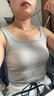 日著(zhù)原創(chuàng  )設計帶胸墊打底小背心2025夏季新款百搭薄款可外穿內搭女 日行灰 L 曬單實(shí)拍圖