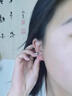 兩世歡養耳洞耳棒純銀S999耳釘男女學(xué)生防堵防閉塞不易過(guò)敏擴耳洞銀耳棍 細0.8mm一對 曬單實(shí)拍圖