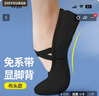 智友伴成人舞蹈鞋芭蕾舞專(zhuān)業(yè)練功女軟底免系帶兒童跳舞男黑色形體貓爪鞋 曬單實(shí)拍圖