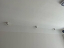 一極喜光明裝射燈小山丘家用客廳臥室餐廳吸頂式一體筒燈背景墻洗墻無吊頂 白色外觀-淺暖3500k 7w(直徑8cm*高8cm) 曬單實拍圖