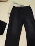 森馬（Semir）牛仔褲男寬松直筒褲25夏彎刀褲長褲復(fù)古褲子109325124107 曬單實拍圖
