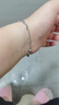 周生生  Pt950鉑金手鏈白金手鏈女款 70643B 計價(jià) 17厘米 - 4.65克(含工費400元) 曬單實(shí)拍圖