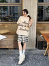 安哲衛（AZEVIL）輪胎鞋女2025夏季新款時(shí)尚網(wǎng)紅榴蓮鞋坦克增高休閑鞋厚底老爹鞋男 米色 /四季款 38 曬單實(shí)拍圖