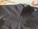 Olrain歐芮兒黑色不規則腰頭短褲女夏2025新款氣質(zhì)百搭顯瘦休閑褲 黑色 L 165/72A/L 曬單實(shí)拍圖