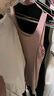 蕉內(nèi)【周冬雨同款】300S睡裙女士莫代爾夏季睡衣無袖帶杯家居服吊帶裙 曬單實(shí)拍圖