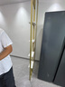 絲銘客廳藝術(shù)畫(huà)長(cháng)虹玻璃屏風(fēng)隔斷柜簡(jiǎn)約現代輕奢金屬裝飾架入戶(hù)門(mén)玄關(guān) A款金色 曬單實(shí)拍圖