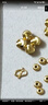 愛名黃金貓眼轉(zhuǎn)運(yùn)珠 999足金散珠金珠子DIY手鏈配珠 8mm（金重約0.4g） 曬單實(shí)拍圖