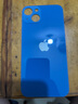 適用蘋果后蓋玻璃iPhone8p/xr/xs/xsmax/11pm/12/13/14防摔后玻璃 大孔玻璃送工具包 蘋果13藍(lán)色 曬單實(shí)拍圖