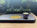 希爾庫班仿宋汝窯溫感變色牡丹主人杯家用陶瓷茶杯功夫茶具單杯喝茶杯茶盞 溫感變色-牡丹主人杯 禮盒裝 曬單實(shí)拍圖