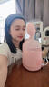 TrueX 蒸臉器冷熱雙噴家用面部保濕噴霧補(bǔ)水美容儀加濕器保濕納米面膜加熱蒸臉儀機(jī)器黑頭毛孔清潔儀 升級款：冷熱溫三噴+水潤護(hù)膚+升級大容量水箱 曬單實(shí)拍圖