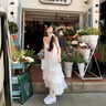 皓娥法式甜美吊帶連衣裙女春季新款度假風(fēng)超仙氣質(zhì)長裙蛋糕裙長裙子 法式吊帶連衣裙【S】 曬單實(shí)拍圖