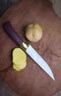 OEMG日本進(jìn)口品質(zhì)分割刀殺豬專(zhuān)用刀具放血尖刀剃骨刀宰牛羊剝皮分割刀 銅頭木紋切肉刀 60°以上 14cm 13cm 曬單實(shí)拍圖