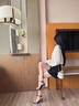 CFCW品牌高跟鞋女涼鞋女一字扣帶水鉆細(xì)跟單鞋女2025新款高跟鞋單鞋 銀色(超纖) 34 曬單實(shí)拍圖