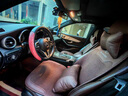 奔馳汽車(chē)坐墊GLC260 GLB A180L E300L C200L GLA GLK亞麻真皮座墊 咖啡色【豪華版】 曬單實(shí)拍圖