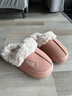 樸西2025新款增高棉拖鞋女士冬季室內家居麂皮絨保暖厚底情侶棉拖男 粉色 36-37 曬單實(shí)拍圖