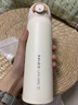 XKJ日本品質(zhì)孕婦吸管杯躺著喝水保溫杯產(chǎn)婦專(zhuān)用杯子成人月子帶重力球 升級(jí)雙蓋奶芋紫500ML+防摔底墊 曬單實(shí)拍圖