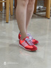 adidas馬思純同款 T頭鞋 SL 72 OG復古薄底運動鞋阿迪達斯三葉草   紅熒光/淺猩紅   38 曬單實拍圖