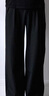 名創(chuàng)優(yōu)品（MINISO）休閑褲子男美式復(fù)古高級感闊腿褲夏季冰絲防曬直筒褲 黑 XL 曬單實拍圖