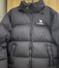 駱駝火山羽絨服2.0男【王俊凱同款】王者凱甲2.0情侶外套冬城市輕戶外 暗夜黑/暗夜黑，男女同款 L 曬單實(shí)拍圖