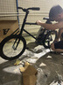 20寸死飛自行車(chē)支持爆改動(dòng)作把青少年學(xué)生非實(shí)心胎網(wǎng)紅男女款單車(chē) 小燕把普通倒剎全黑 曬單實(shí)拍圖