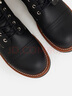 RED WING紅翼8084工裝靴6寸鐵道工D頭現(xiàn)代油鞣皮牛皮黑男鞋馬丁靴 黑色 8 (美碼D頭) 曬單實(shí)拍圖