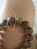 Yessy Vee天然收藏級綠檀木手串男士紅瑪瑙黑曜石手鏈女文玩飾品佛珠手把件 【黑曜石款】老綠檀手串-15mm 曬單實拍圖