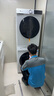 小天鵝洗烘套裝洗衣機 洗衣機烘干機組合套裝 洗衣機烘干一體 水魔方洗烘一體 除菌除螨 家電國家補貼20% 186+135 10洗10烘+1.1洗凈比+除毛洗 曬單實(shí)拍圖