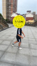 特步（XTEP）兒童夏季吸濕速干T恤套裝清涼冰爽兩件套 正黑色 130 曬單實(shí)拍圖