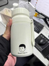 樂扣樂扣（LOCK&LOCK）泡茶杯子女新款2025保溫杯大容量男生款316不銹鋼水杯保冷杯便攜 1000ml卡通女白色寬口316保溫杯 曬單實(shí)拍圖