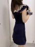 茯見蕾絲拼接設(shè)計辣妹連衣裙純欲裙子女新款女裝性感顯瘦修身吊帶裙子 短裙M碼【建議90-115斤】 曬單實拍圖