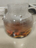 京東京造 涼水壺 高硼硅玻璃茶水分離冷水壺泡茶杯大容量1.2L 曬單實(shí)拍圖