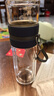 茶水分離杯配件通用下杯體替代富光花間道高硼硅水杯雙層玻璃杯身 富光紫金泡茶師定制6.1杯體 曬單實(shí)拍圖