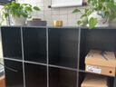 愛(ài)家貓書(shū)柜儲物柜一體靠墻落地實(shí)木芯客廳沙發(fā)邊北歐風(fēng)黑色矮柜格子柜 優(yōu)質(zhì)鋁合金拉手|4格60*30*60 曬單實(shí)拍圖