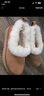 UGG【雙11搶先購】秋季新款女士厚底懶人毛毛鞋 1166733CHE|栗色39 曬單實(shí)拍圖