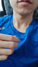 2XU Aero系列 短袖t恤男寬松休閑圓領(lǐng)運動(dòng)夏季跑步速干透氣吸汗上衣 沖浪藍/銀色反光 S 曬單實(shí)拍圖