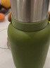 蘇泊爾（SUPOR）大容量保溫杯女士隨享水杯壺戶(hù)外雙飲杯高顏值大肚杯子1L青草綠 曬單實(shí)拍圖