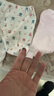 印品棉棉屋兒童7分褲兩條裝純棉薄款男女寶寶幼兒園夏季竹節(jié)棉寬松七分褲 7分褲2條裝 粉兔組 90 碼（兩用檔） 曬單實(shí)拍圖