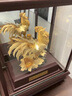 禮御友嘉金雞報喜金箔雕刻3D足金擺件商務(wù)喬遷開業(yè)送禮品家居擺件升學(xué)禮物 金雞報喜(29*17*36cm) 曬單實拍圖