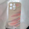 涂鴉彩虹適用蘋果16promax手機殼iphone16系列蘋果15promax 15pro 紅紫拼色愛心 iPhone14pro max 曬單實拍圖