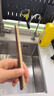 玉米（CORN）兒童筷子 家用實木無漆無蠟小孩短筷子幼兒園專用寶寶學習筷 曬單實拍圖