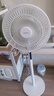 美的（Midea）【幸運草安睡1S】一級能效直流變頻聲控電風(fēng)扇家用遙控臥室靜音落地扇臺式桌面抗菌大風(fēng)力轉(zhuǎn)頁扇 曬單實拍圖
