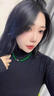 QMXD中式婚禮仿翡翠綠色漢服傳統(tǒng)古裝項(xiàng)鏈女士復(fù)古新娘秀禾龍鳳褂配飾 綠色項(xiàng)鏈 曬單實(shí)拍圖