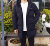 XJSGS國際輕奢侈高端品牌羽絨服男2025冬季白鴨絨連帽保暖中年冬裝外套 高檔黑色【現貨速達】 3XL 【175-195斤】 曬單實(shí)拍圖