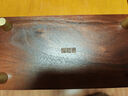 銅師傅黑胡桃原木《底座》工藝品擺件方形實木底座 20*10*3.5（cm） 曬單實拍圖