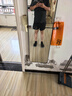 蜜莎蜜拉（Mirza Mirror）跑步運動(dòng)套裝男夏速干短袖t恤馬拉松短褲健身衣服男訓練裝備手機 鈦灰兩件套冰絲 速干 透氣a 3xl160-180斤 曬單實(shí)拍圖