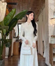 Chiecu Kscbn輕奢包包女包牛皮凱莉包手提斜挎包單肩包七夕情人節(jié)生日禮物 白色【送老婆送女友送媽媽】 曬單實(shí)拍圖