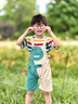 迪士尼寶寶嬰兒衣服夏季裝套裝新款男寶寶可愛(ài)超萌恐龍T恤背帶短褲兩件套 藍色90 建議80-90cm1歲半-2歲cm 曬單實(shí)拍圖